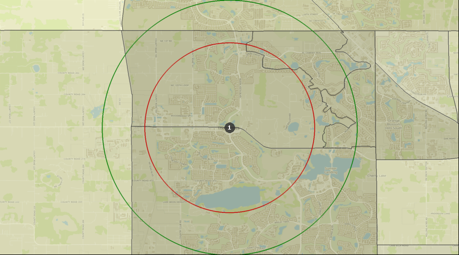 The Villages, Florida - Percentage of the Population with a Bachelor